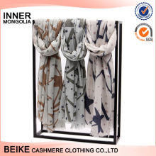 Best selling custom design Christmas Soft and Comfortable Cotton Scarf for wholesale